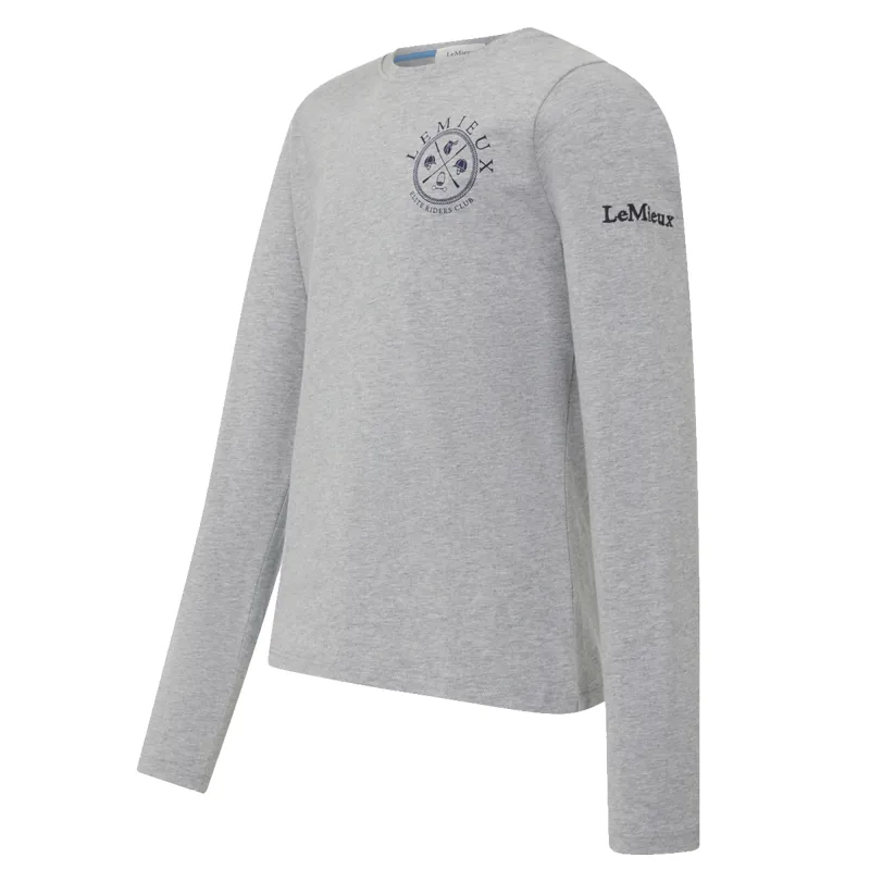 LeMieux Young Rider Lara Long Sleeve Tee - Grey-1